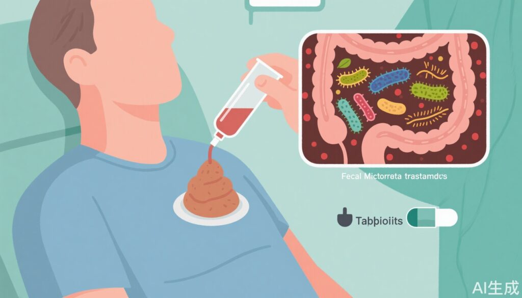 Fecal Microbiota Transplantation versus Vancomycin in Primary Clostridioides difficile Infection: A Noninferiority Randomized Trial