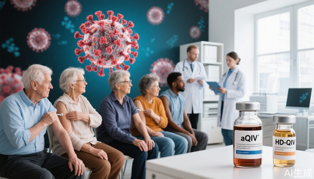 High-Dose and Adjuvanted Flu Vaccines Offer Equivalent Protection for Older US Adults