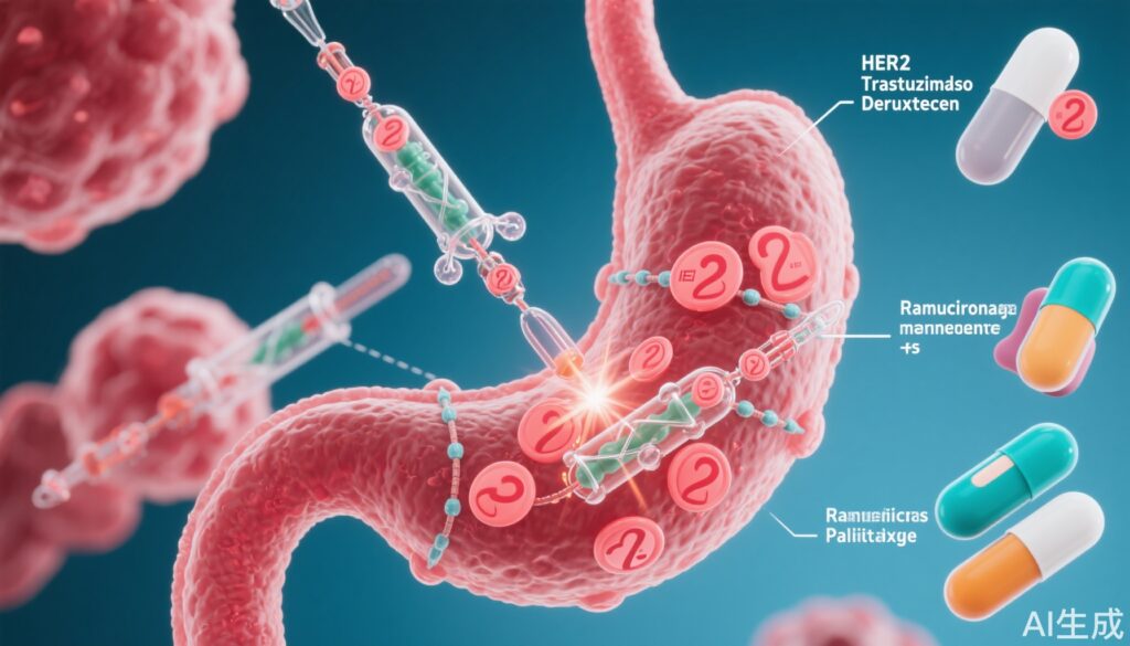 Trastuzumab Deruxtecan so với Ramucirumab cộng Paclitaxel trong ung thư dạ dày di căn HER2 dương tính: Tiến bộ từ các thử nghiệm giai đoạn 3 và dữ liệu thực tế