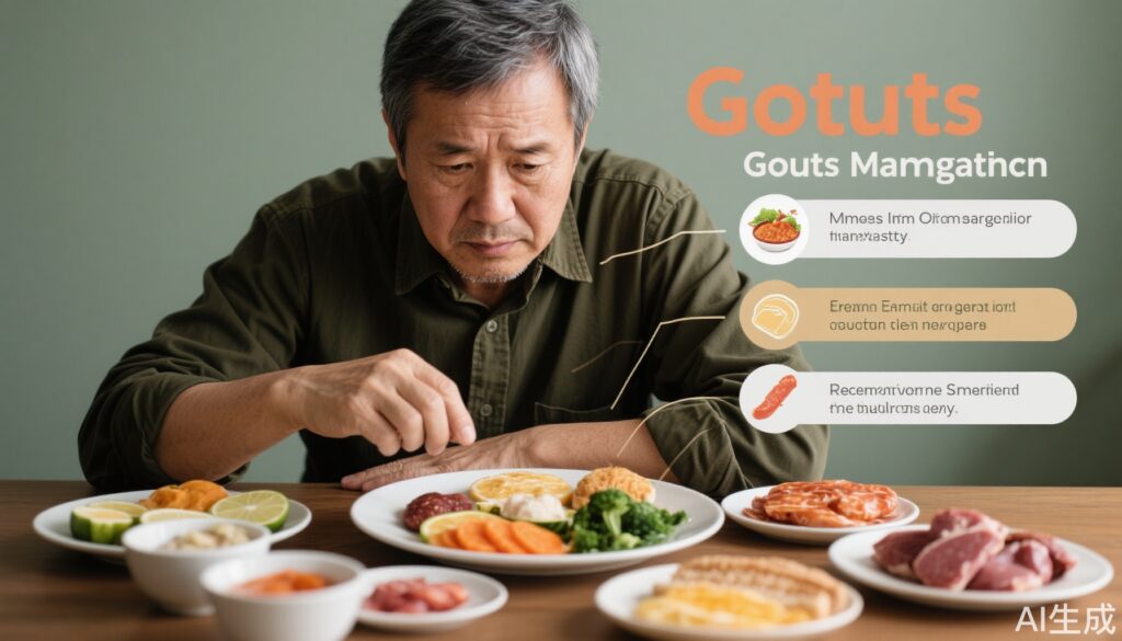 应对急性痛风：促进健康结果的饮食选择