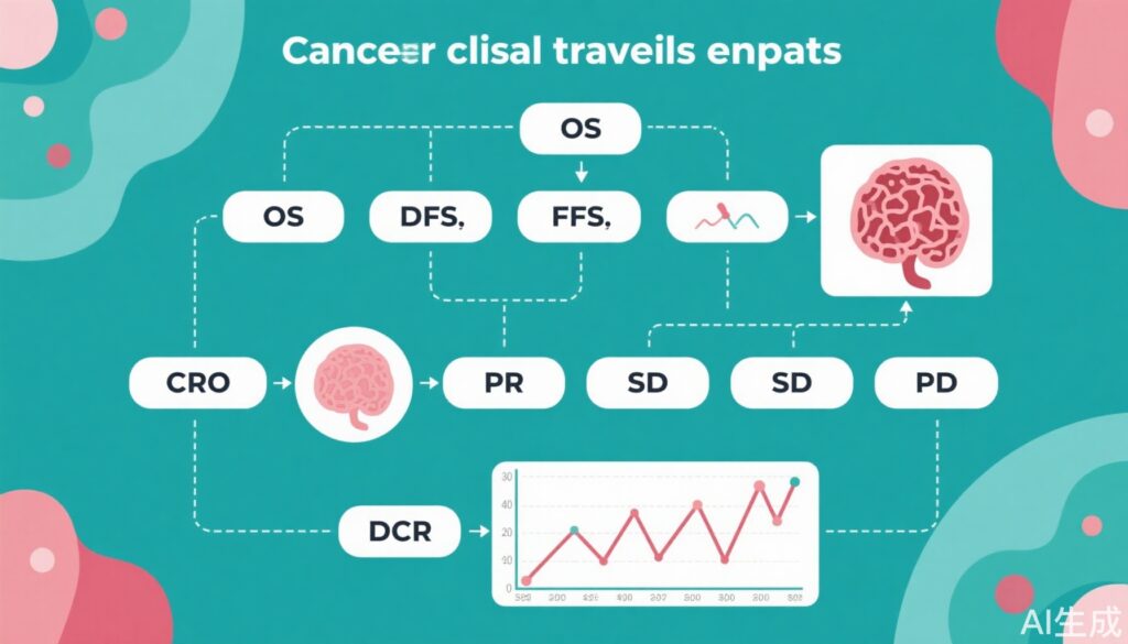 Giải mã các điểm cuối thử nghiệm ung thư: OS, DFS, PFS, ORR, CR, PR, SD, PD và DCR được giải thích