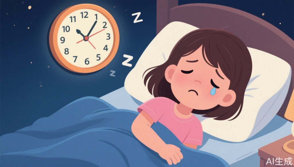 睡眠不足と就寝時間が遅い：思春期の早期発症のリスク要因？