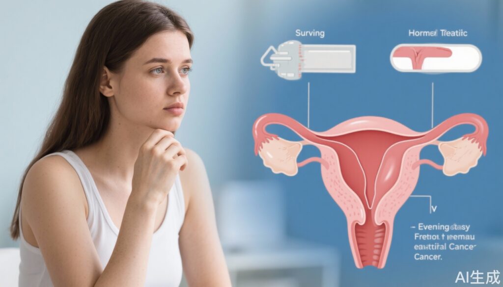 Fertility-Preserving Hormonal Therapy vs Hysterectomy in Early-Stage Endometrial Cancer: Survival Outcomes and Clinical Implications