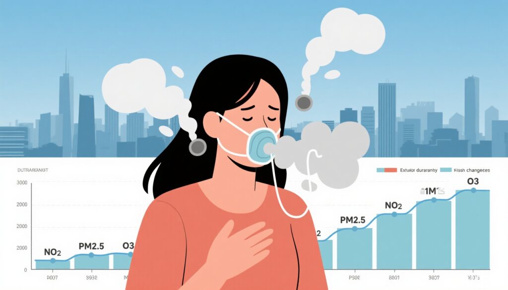 Long-term Ambient Air Pollution Exposure and Asthma Exacerbation Risk in Women: Evidence from the Nurses’ Health Study II