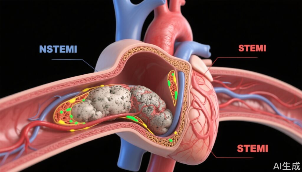 High-Risk Plaques in Non-Culprit Lesions: Comparative Outcomes After NSTEMI and STEMI