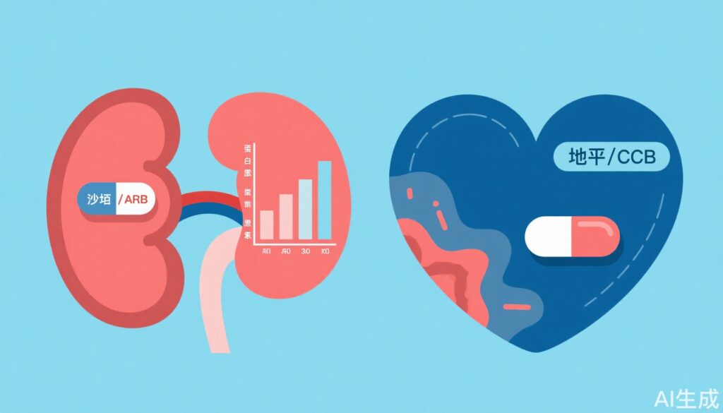 ARBs versus Dihydropyridine CCBs : Which Protects the Heart and Which Safeguards the Kidneys?