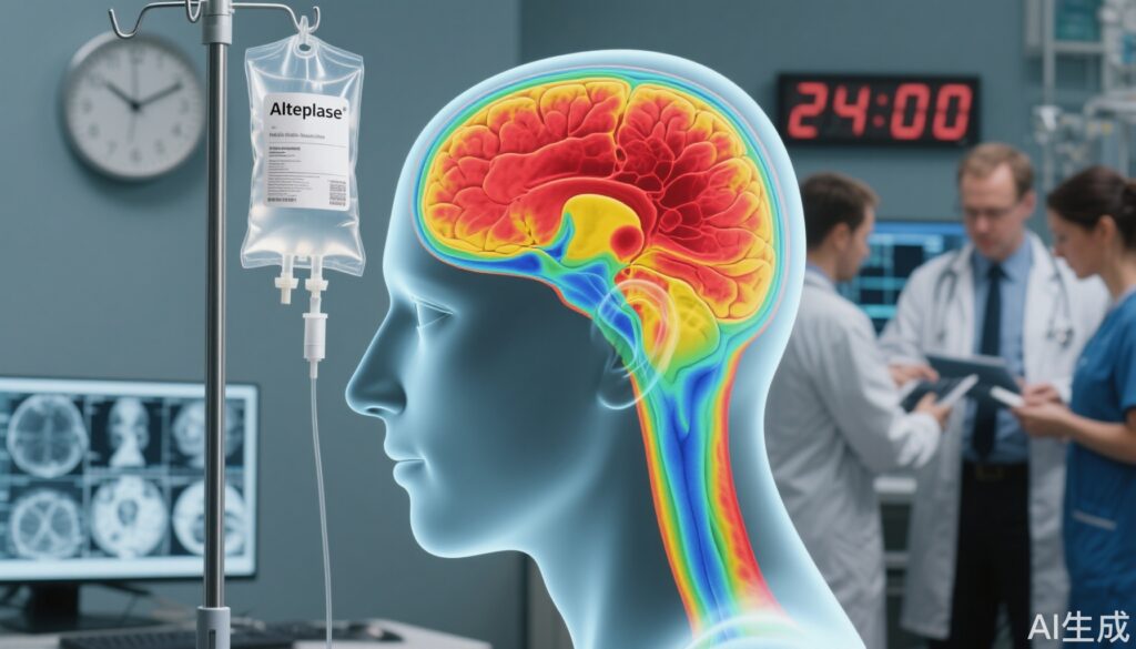 JAMA：CTパフォージョン選択急性虚血性脳卒中患者への24時間以内の静脈内アルテプラース投与(HOPE試験) – 臨床医が必要とする情報