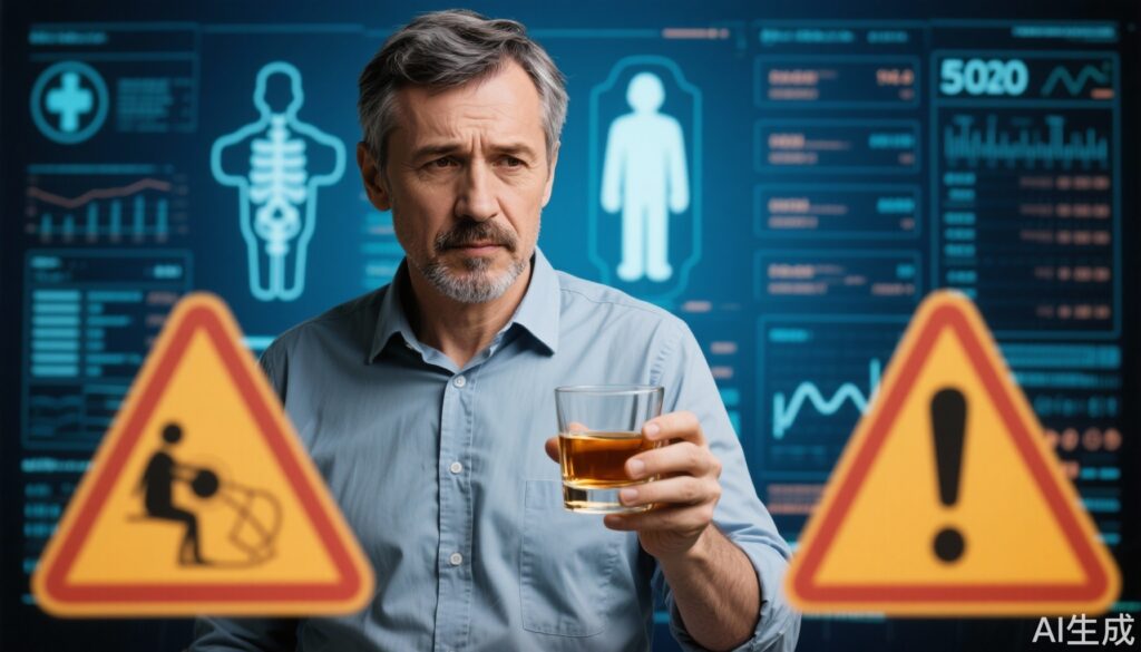 アルコールの隠れたリスク：飲酒が男性の61の病気のリスクを高める仕組みと禁酒の重要性