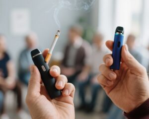 Đánh giá sử dụng kép: E-Cigarettes ảnh hưởng như thế nào đến việc giảm hút thuốc lá truyền thống trong thời gian thực