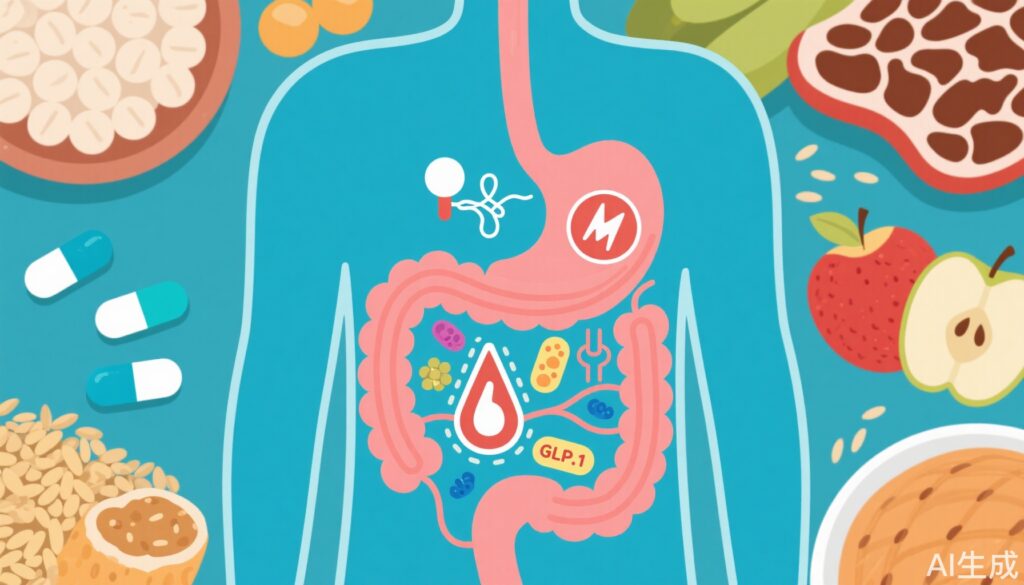 Synergistic Effects of Metformin and Moderate FODMAP Diet in Improving Postprandial Glycemia and Gut Health in Prediabetes