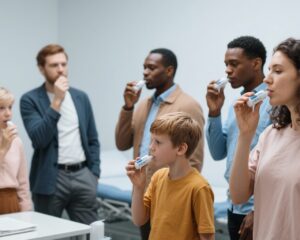 生涯全体における呼気中一酸化窒素（FeNO）の解読：呼吸器健康な集団での正常範囲の確立