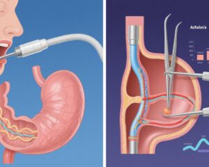 Five-Year Outcomes of Per-Oral Endoscopic Myotomy vs. Laparoscopic Heller’s Myotomy Plus Dor Fundoplication in Idiopathic Achalasia