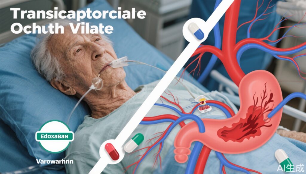 Higher Risk of Major Gastrointestinal Bleeding with Edoxaban vs Warfarin After TAVR: Insights from the ENVISAGE-TAVI AF Trial