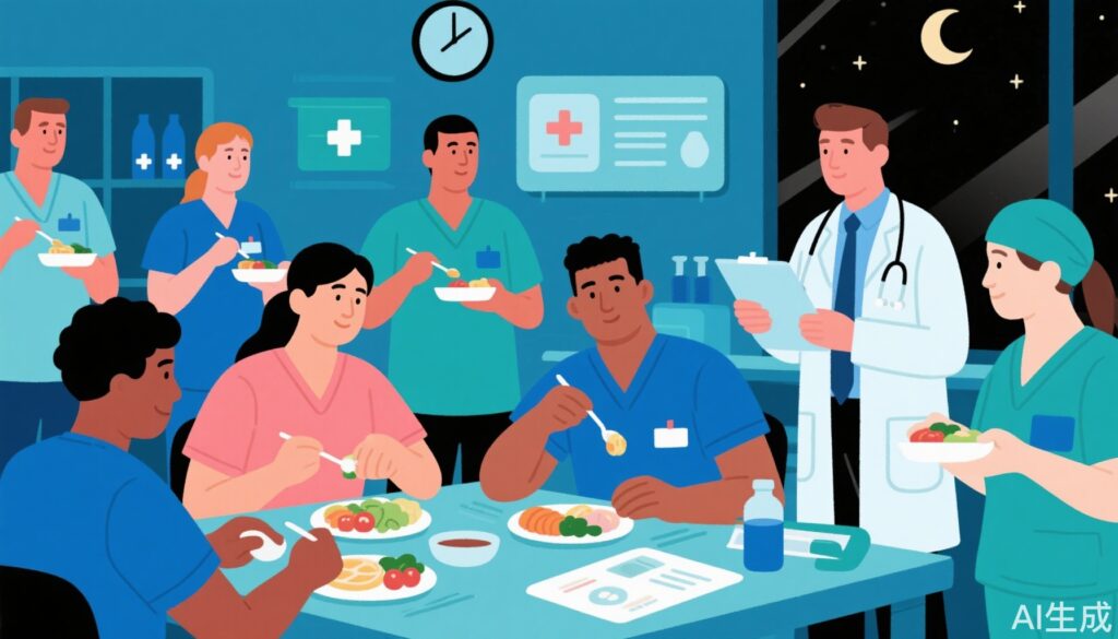 夜勤労働者の体重減少のための間欠的断食：3群非劣性無作為化臨床試験