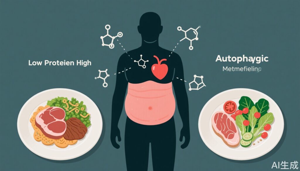 Tác động khác nhau của chế độ ăn hạn chế calo giả đói có hàm lượng protein thấp và cao đối với sức khỏe tim mạch và tự phagy