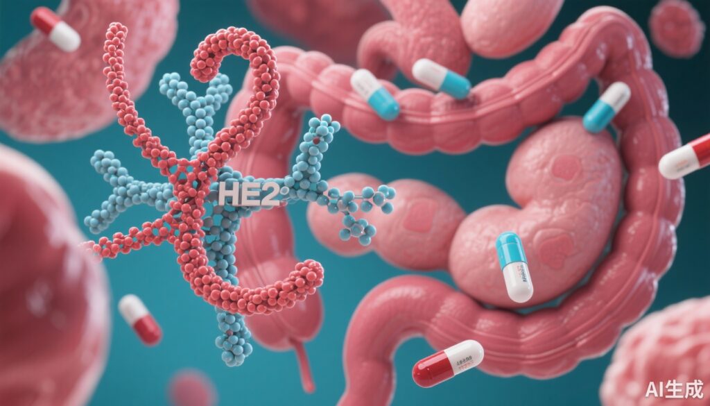 HER2増幅と変異の転移性大腸がんにおける予後役割：8つの無作為化試験からの洞察