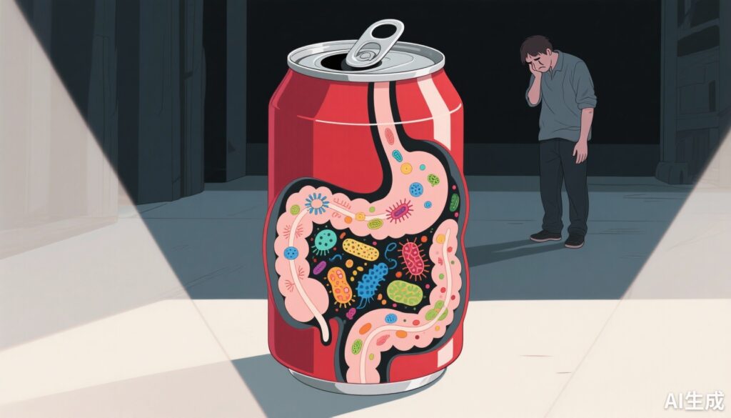 Soft Drink Consumption and Depression: The Gut Microbiome Connection, Especially Eggerthella