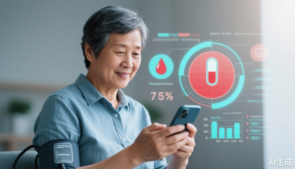 Mobile Text Messaging Enhances Glycemic and Blood Pressure Control in Adults with Uncontrolled Type 2 Diabetes