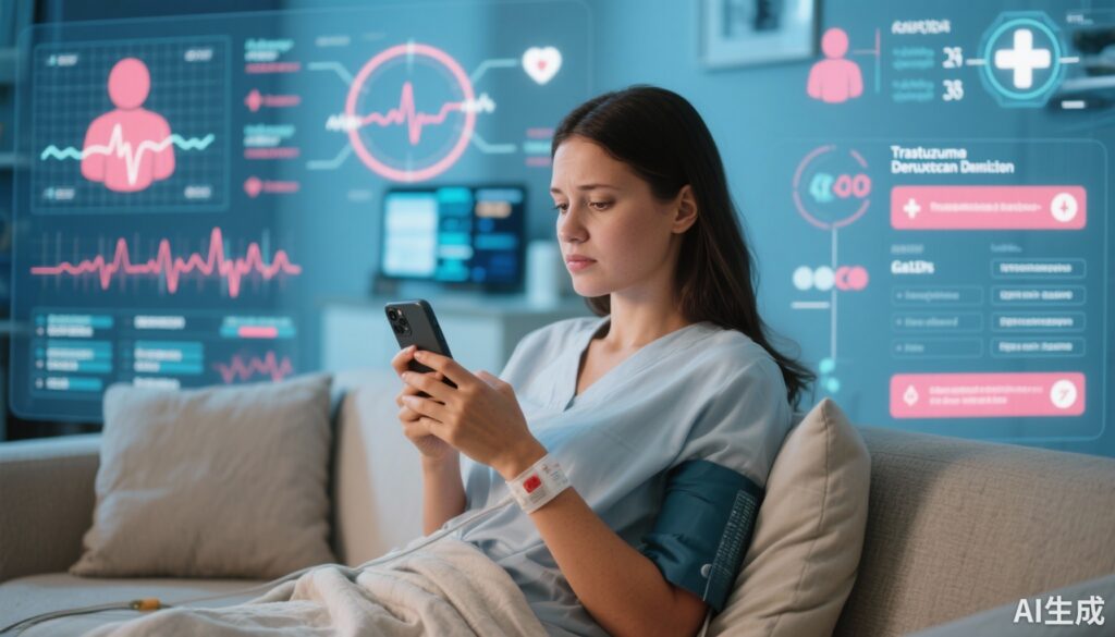 Enhancing Quality of Life in ERBB2-Positive Metastatic Breast Cancer: The PRO-DUCE Trial on Electronic Symptom and Vital Sign Monitoring During Trastuzumab Deruxtecan Therapy