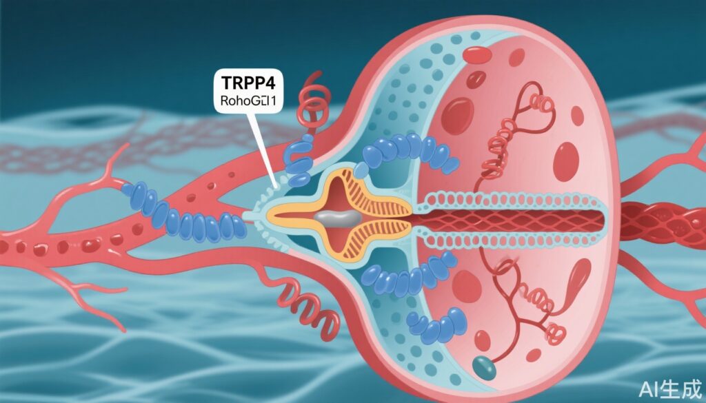 Targeting the TRPV4-RhoA-RhoGDI1 Axis: A Novel Approach for Hypertension Therapy