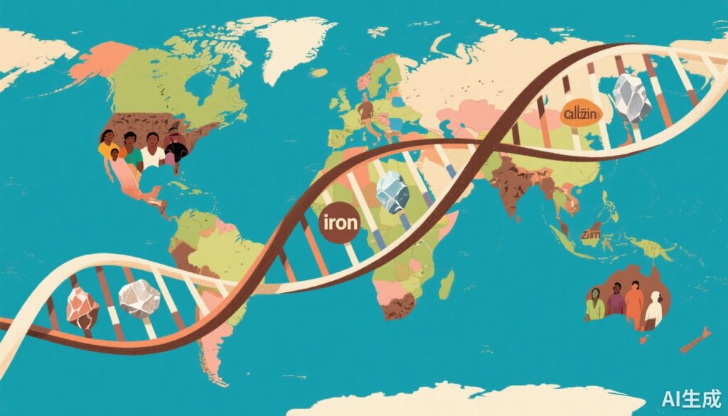 微量营养素如何塑造人类DNA：全球遗传适应的洞见
