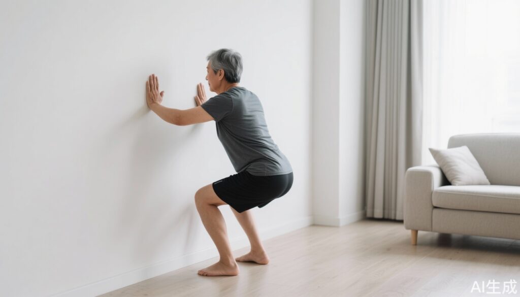 Sức mạnh của tư thế ngồi vào tường: Bài tập đơn giản để giảm huyết áp và cải thiện sức khỏe