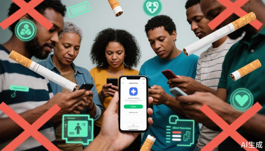 スマートデジタル介入が低所得者成人の禁煙に効果的：ランダム化臨床試験からの洞察