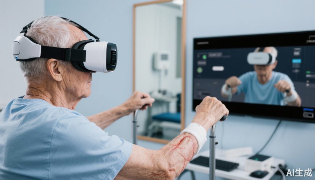 Harnessing Combined Immersive and Nonimmersive Virtual Reality with Mirror Therapy in Stroke Rehabilitation: Evidence from a Systematic Review and Meta-Analysis