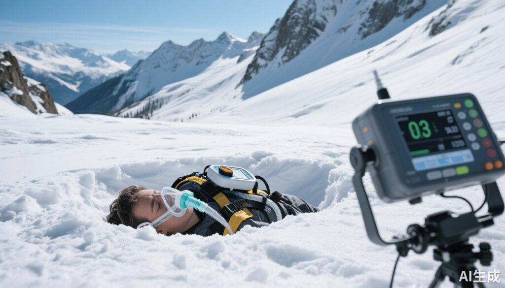 Innovative Respiratory Gas Delivery Device Significantly Extends Survival Time in Simulated Critical Avalanche Burial