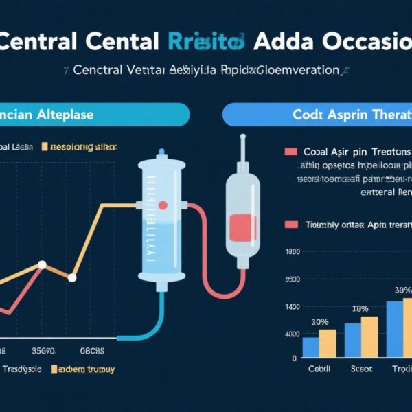 静脈内アルテプラーゼと経口アスピリンの急性中心動脈閉塞症に対する比較：THEIA第3相試験の知見と背景証拠