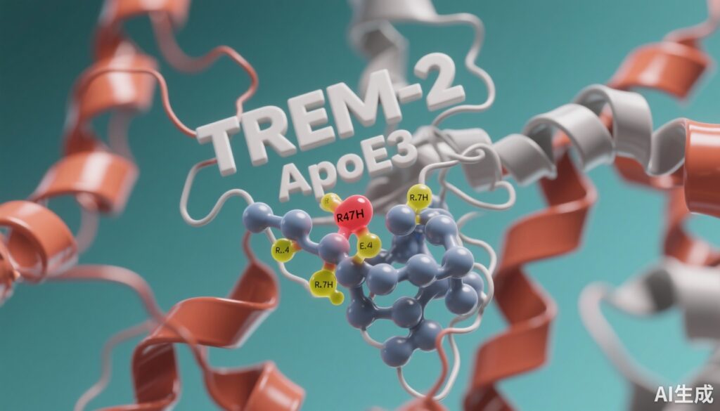 TREM2和ApoE变异体在阿尔茨海默病中的分子相互作用：结构洞见与治疗意义