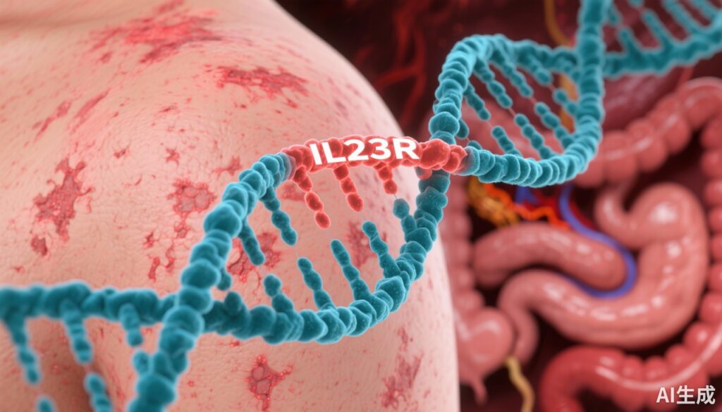 IL23R多態性作為抗TNFα治療IBD患者中逆反性乾癬的遺傳預測因子