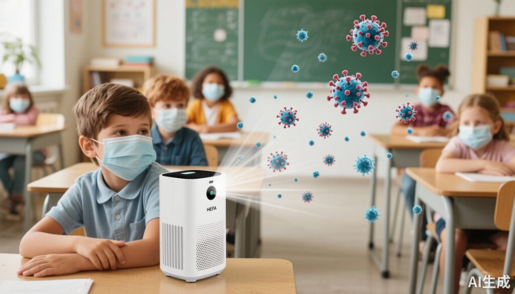 Evaluating Portable HEPA Purifiers to Reduce Respiratory Viral Exposure in Elementary Schools: Insights from a Randomized Clinical Trial Secondary Analysis