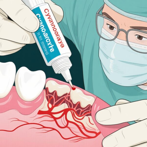 歯周外科手術における治癒の向上：シアノアクリレート接着剤を用いた自由歯肉移植固定の可能性