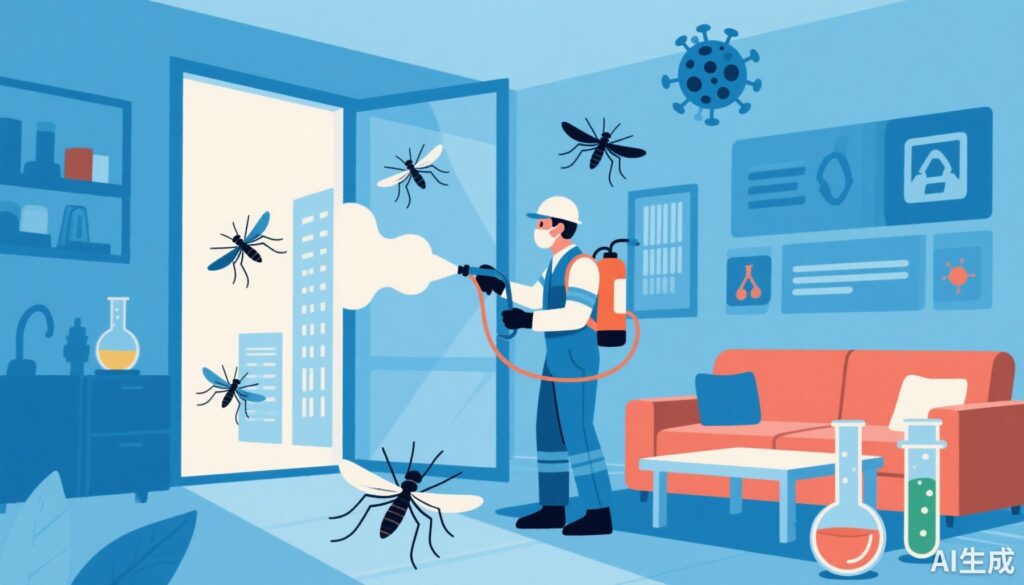 Hiệu quả và Thách thức của Phun thuốc diệt côn trùng trong nhà có mục tiêu cho việc phòng ngừa virus do Aedes gây ra: Những hiểu biết từ một thử nghiệm ngẫu nhiên theo cụm