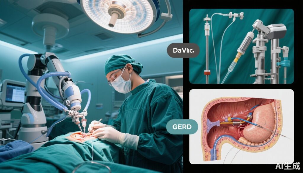 GERDの治療におけるDa Vinci支援手術と腹腔鏡下ニッセンファンドオピレーションの比較：系統的レビューとメタアナリシス