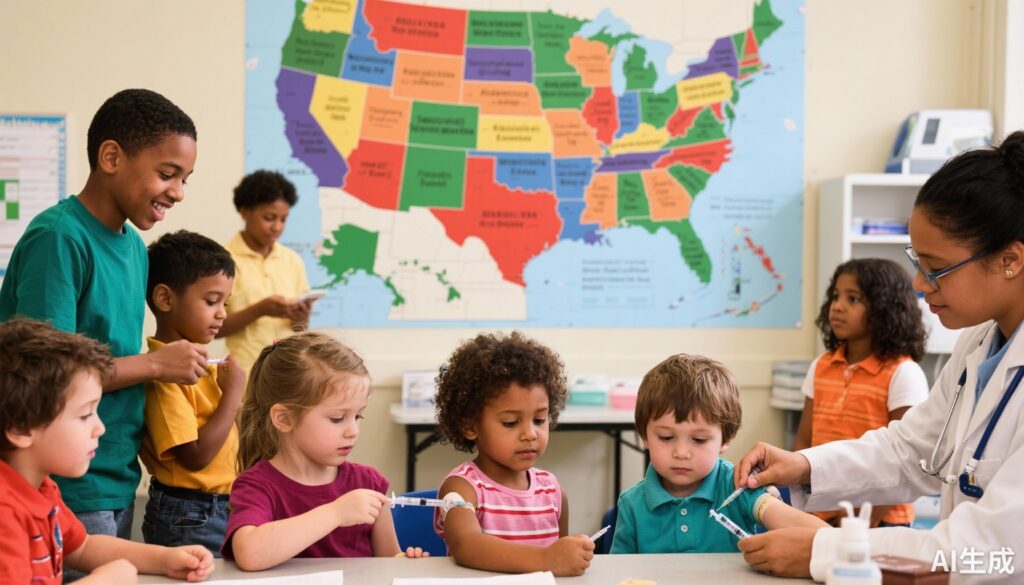 Impact of Repealing Nonmedical Vaccine Exemptions on Kindergarten Immunization Rates in the US