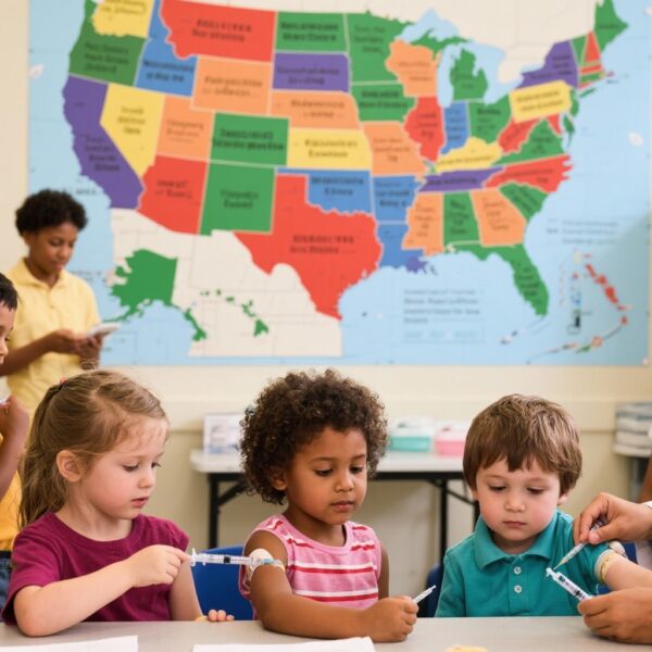 Impact of Repealing Nonmedical Vaccine Exemptions on Kindergarten Immunization Rates in the US