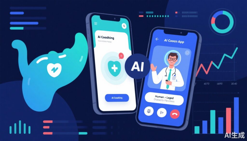 Evaluating AI-Led vs Human-Led Lifestyle Interventions in Prediabetes: Evidence from a Randomized Clinical Trial of the Diabetes Prevention Program