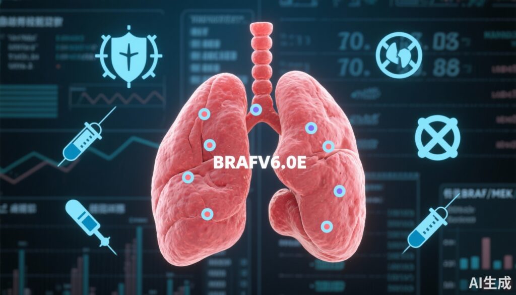BRAFV600E変異を有する転移性非小細胞肺がんの一次治療戦略：免疫療法と標的療法の比較 – FRONT-BRAF研究からの知見