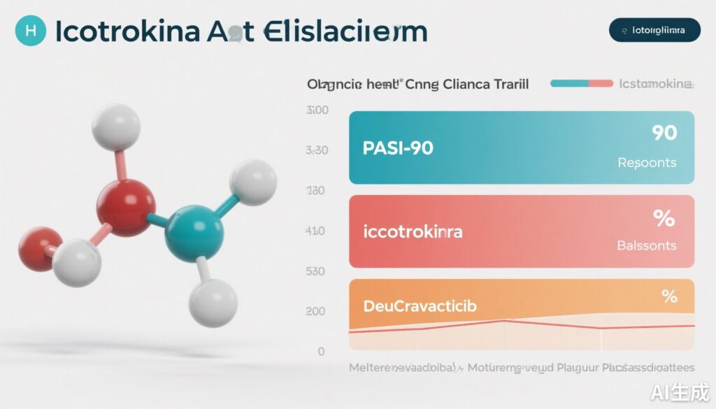 Once-Daily Oral Icotrokinra vs Placebo and Deucravacitinib in Moderate-to-Severe Plaque Psoriasis: Insights from ICONIC-ADVANCE 1 & 2 Phase 3 Trials