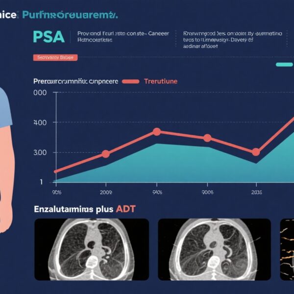 エンザルタミドが転移性ホルモン感受性前立腺がんのPSA動態と臨床結果に及ぼす影響：ARCHES試験二次解析からの洞察