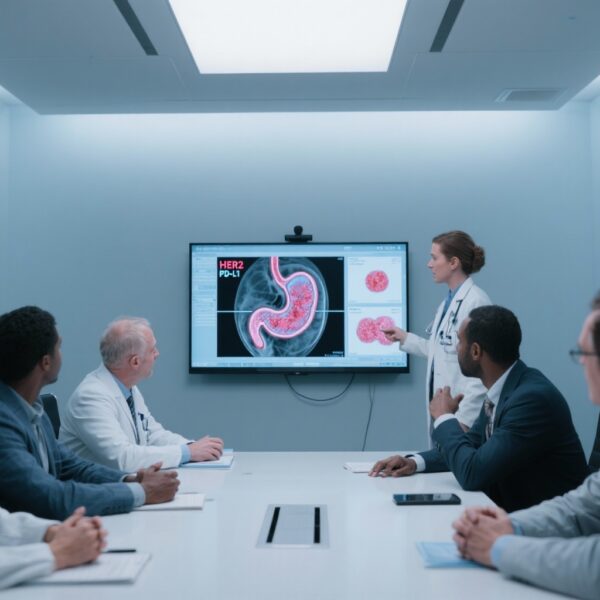 Pembrolizumab + Trastuzumab kết hợp với FLOT đạt tỷ lệ pCR cao và độ an toàn khả thi trong ung thư biểu mô tuyến thực quản-gastric HER2 dương tính cục bộ: Kết quả tạm thời của PHERFLOT