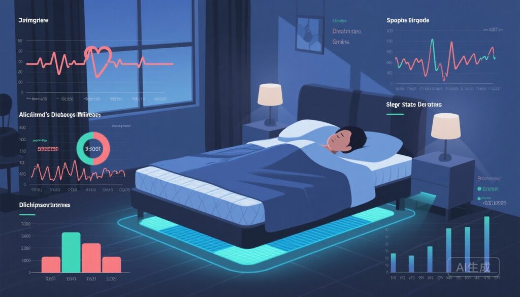 Contactless In-Home Longitudinal Monitoring of Night-Time Sleep Patterns and Physiology in Aging and Alzheimer’s Disease