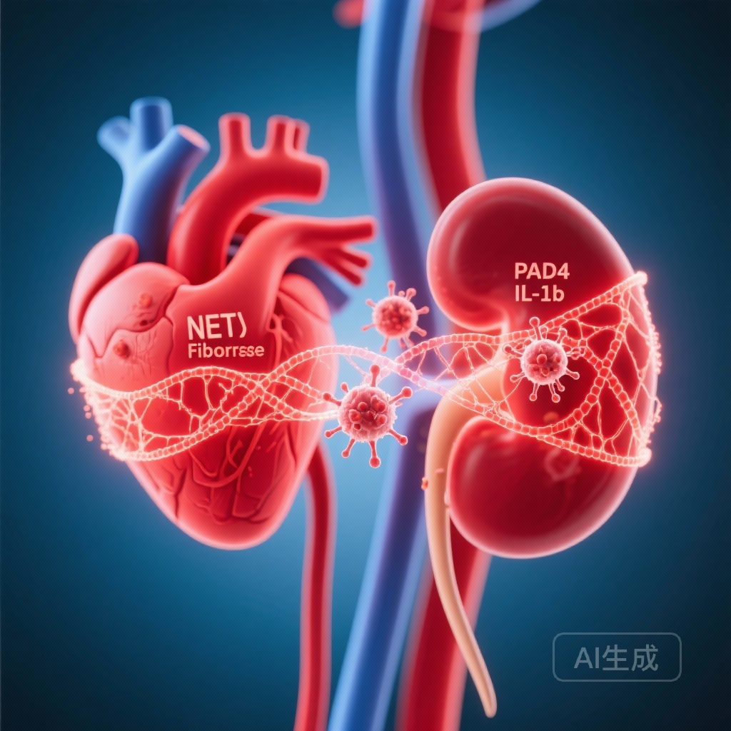PAD4, NETs và Kích hoạt Inflammasome: Liên kết Cơ chế Mới Giữa Đái tháo đường và Tổn thương Tim thận