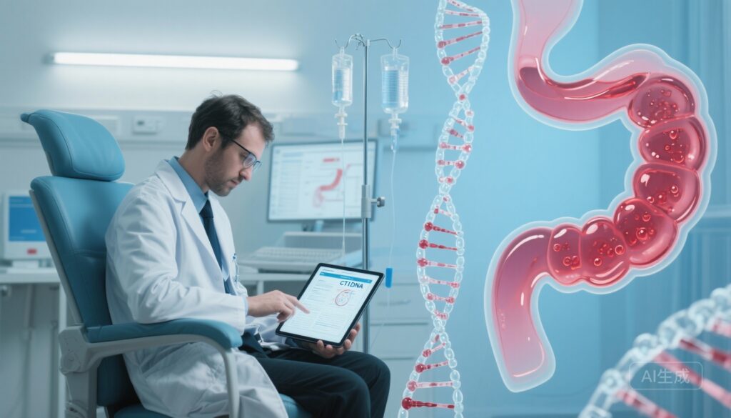 ステージIII大腸がんにおけるctDNAを用いた補助療法:予後検証と化学療法強化の効果なし — DYNAMIC-IIIランダム化フェーズ2/3試験の主要な知見