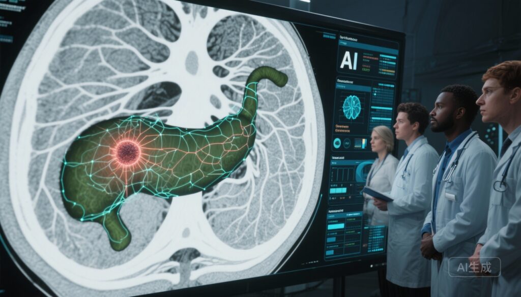 人工智能在常规CT胰腺癌检测中优于放射科医生:PANORAMA多中心非劣效性验证