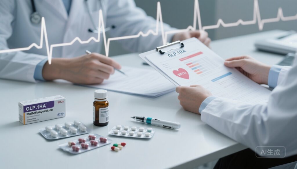 GLP-1受容体作動薬が2型糖尿病の最大のMACE低減をもたらす — 大規模米国比較有効性研究からの証拠