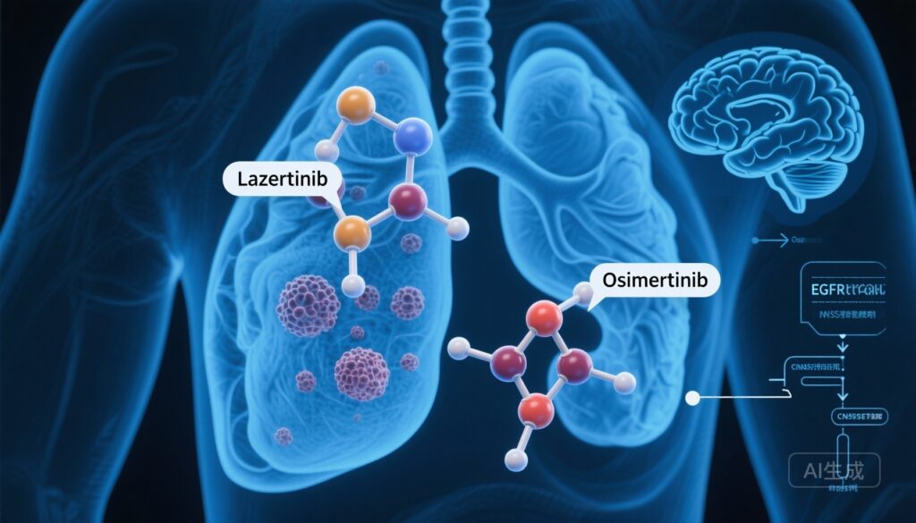 Lazertinib Matches Osimertinib Efficacy in First-Line EGFR‑Mutant Advanced NSCLC: Exploratory Results from MARIPOSA