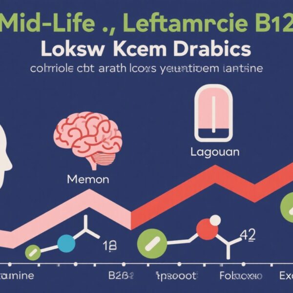Mức độ vitamin B12 cao hơn từ trung niên đến giai đoạn sau có liên quan đến sự suy giảm nhận thức chậm hơn: Bằng chứng và ý nghĩa